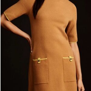 Maeve Annalise Mock Neck Sweater Dress